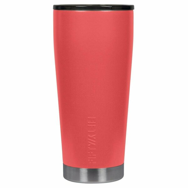 Eat-In Tools 20 oz Coral Vacuum-Insulated Tumblers with Smoke Cap EA3530019